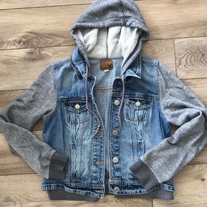 Jean jacket/sweatshirt
